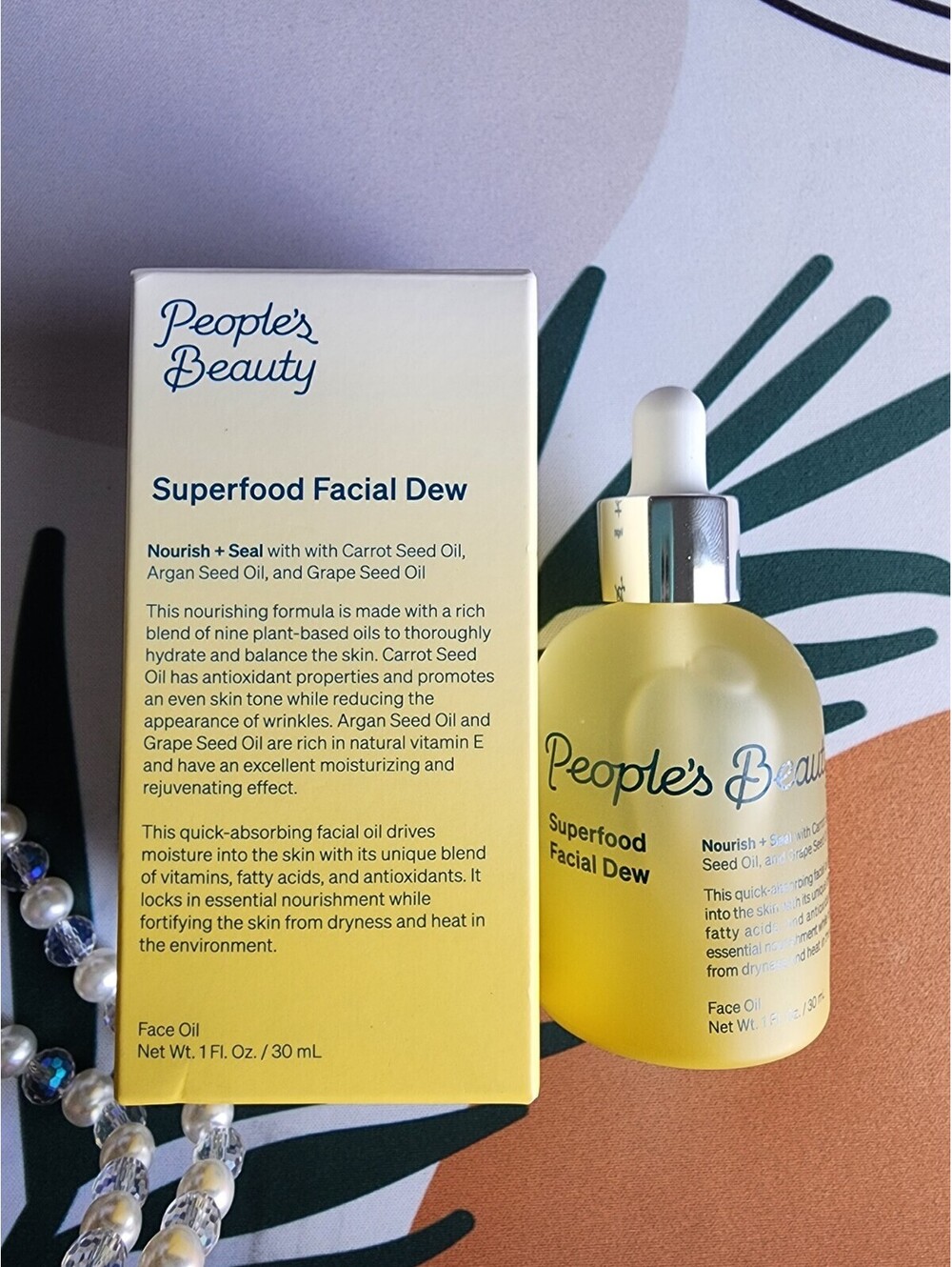 People's Beauty Superfood Facial Dew Face Oil